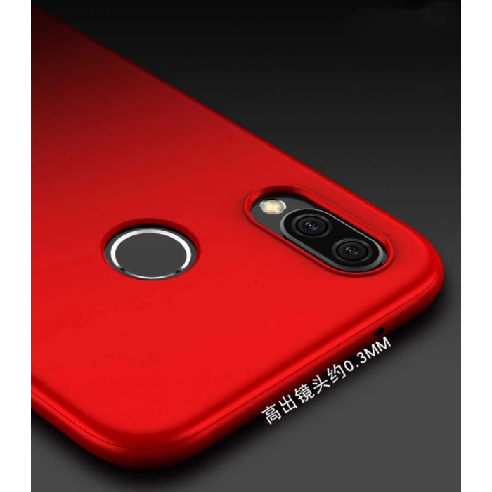 Huawei P20 Lite Kılıf Zore 360 3 Parçalı Rubber Kapak