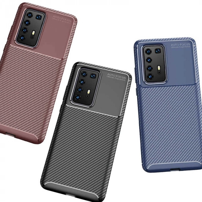 Huawei P40 Pro Kılıf Zore Negro Silikon Kapak