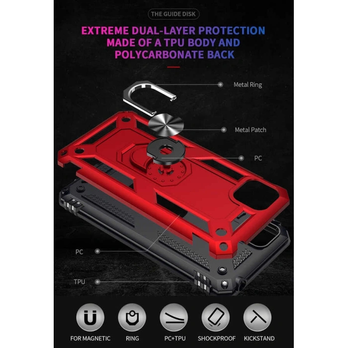 Huawei Y5P Kılıf Zore Vega Kapak