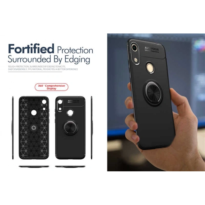 Huawei Y6S 2019 Kılıf Zore Ravel Silikon Kapak