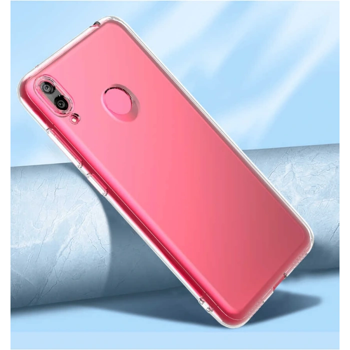 Huawei Y7 Prime 2019 Kılıf Zore Kamera Korumalı Süper Silikon Kapak