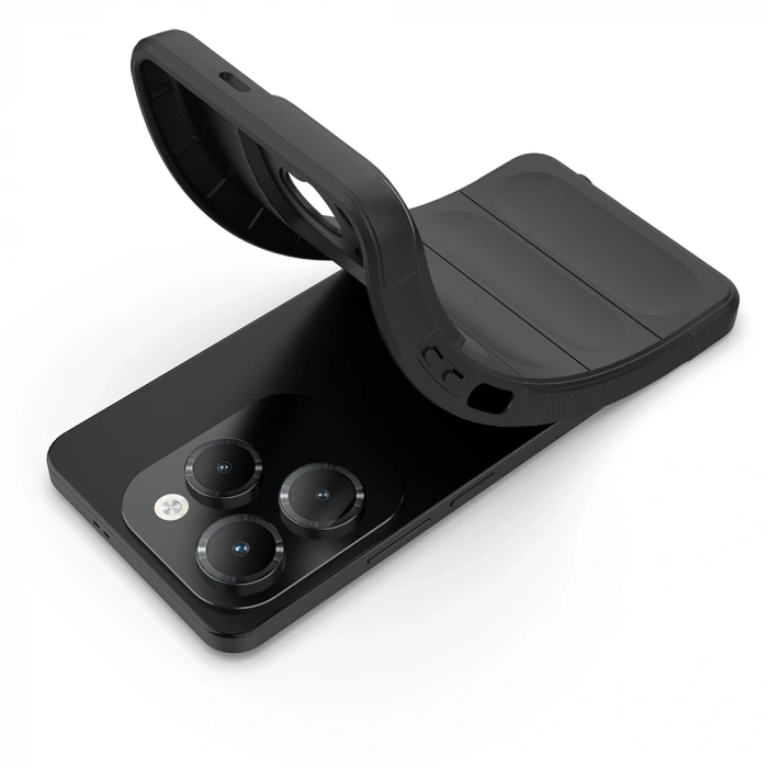 İnfinix Hot 40 Kılıf Esnek TPU Oyuklu Arka Yüzey Tasarımlı Zore Etnik Silikon Kapak