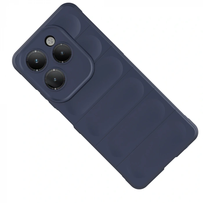 İnfinix Hot 40 Pro Kılıf Esnek TPU Oyuklu Arka Yüzey Tasarımlı Zore Etnik Silikon Kapak