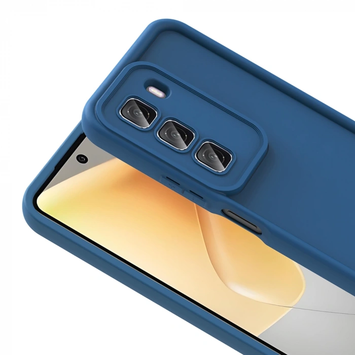 İnfinix Hot 50 4G Kılıf Kamera Korumalı Zore Ananas Kapak