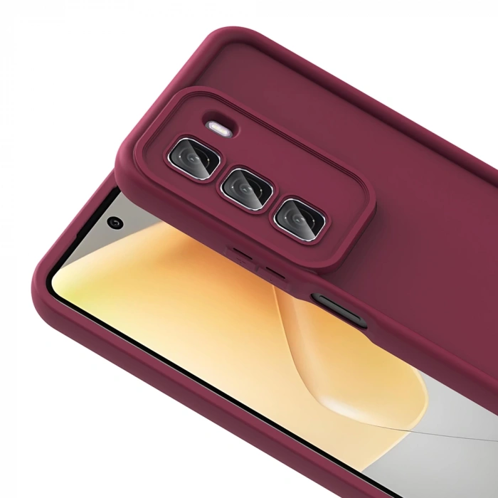 İnfinix Hot 50 4G Kılıf Kamera Korumalı Zore Ananas Kapak