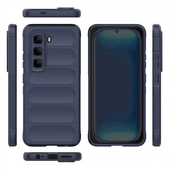 İnfinix Hot 50 Pro 4G Kılıf Esnek TPU Oyuklu Arka Yüzey Tasarımlı Zore Etnik Silikon Kapak