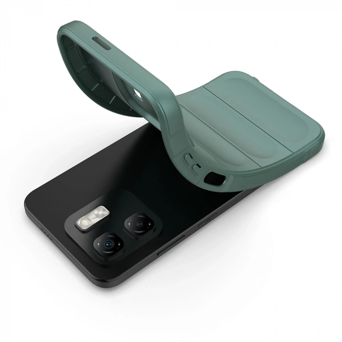 İnfinix Hot 50i 4G Kılıf Esnek TPU Oyuklu Arka Yüzey Tasarımlı Zore Etnik Silikon Kapak