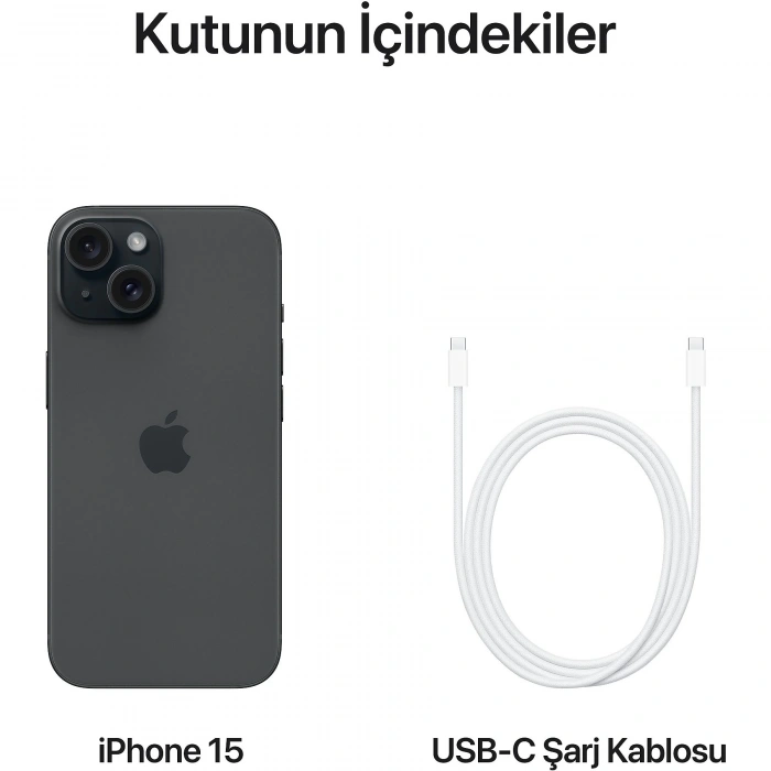 iPhone 15 256 Gb Siyah