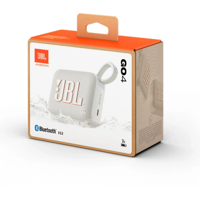JBL Go 4 Taşınabilir Bluetooth Hoparlör - Beyaz