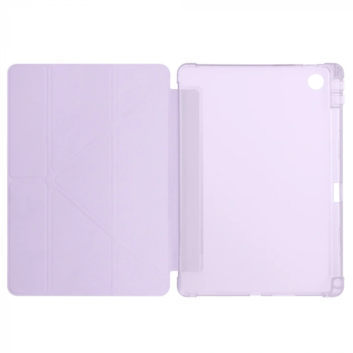 Lenovo Tab TB-311FU Kılıf Zore Tri Folding Kalem Bölmeli Standlı Kılıf