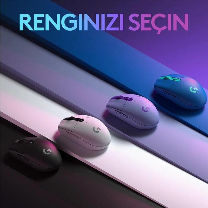 Logitech G G305 Lightspeed 12000 DPI Kablosuz Oyuncu Mouse - Beyaz