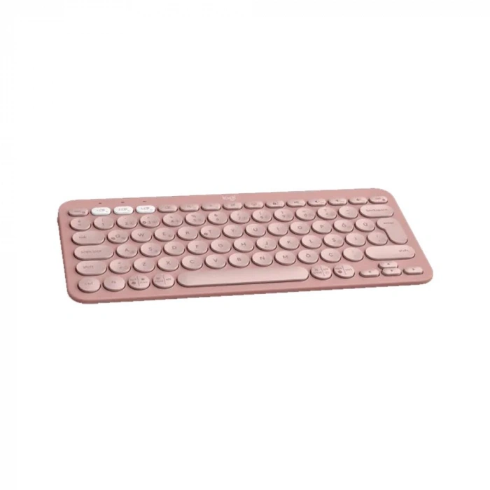 Logitech Pebble Keys 2 K380s Multi-Device Bluetooth Klavye - Pudra Pembe