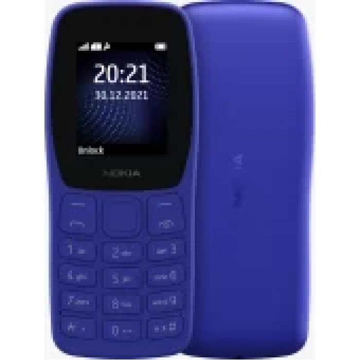 Nokia 105 Classic TA-1416 Tuşlu Cep Telefonu Mavi ( Nokia Türkiye Garantili )
