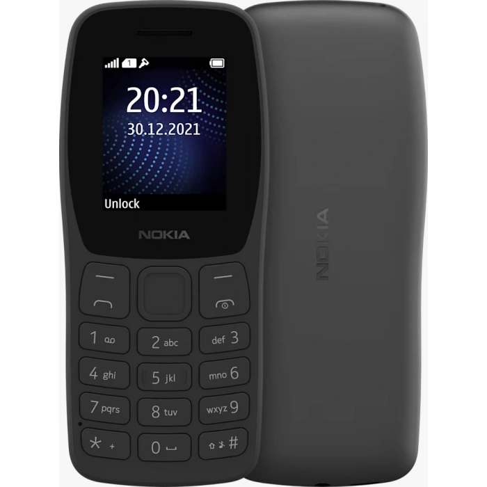 NOKIA 105 Classic Tuşlu Cep Telefonu Siyah (Nokia Türkiye Resmi Distribütör Garantili)