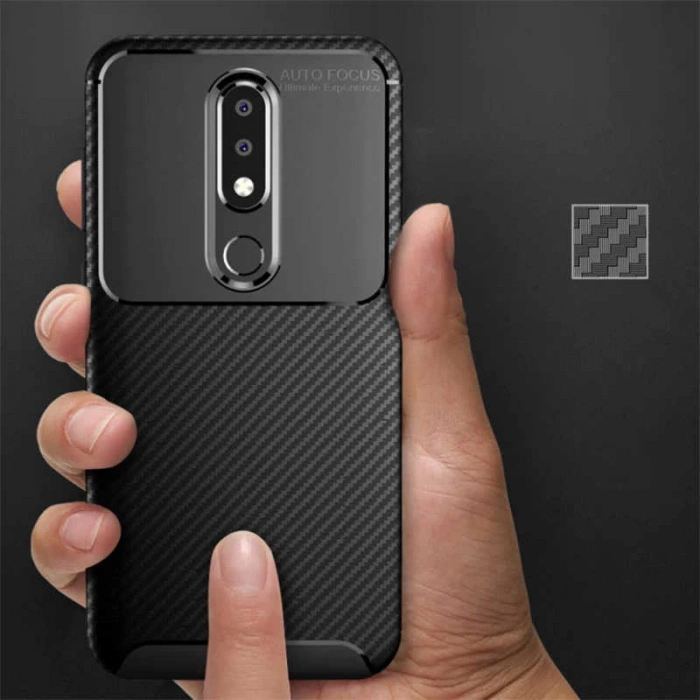 Nokia 5.1 Plus Kılıf Zore Negro Silikon Kapak