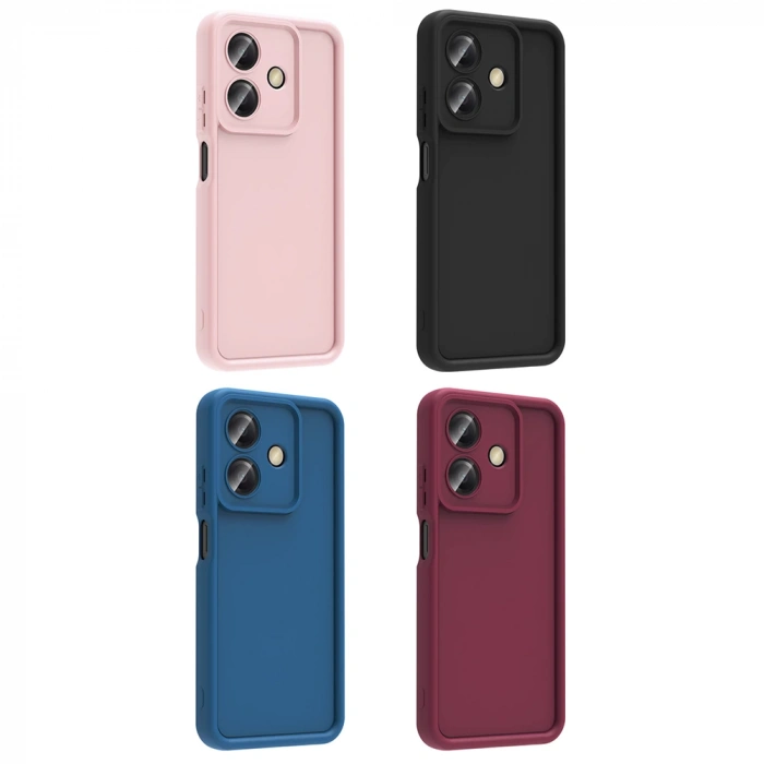 Oppo A3 Kılıf Kamera Korumalı Zore Ananas Kapak