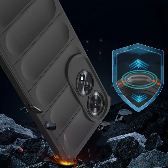 Oppo A60 Kılıf Esnek TPU Oyuklu Arka Yüzey Tasarımlı Zore Etnik Silikon Kapak