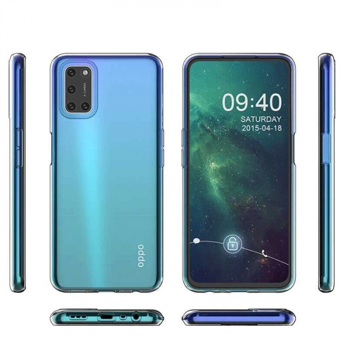 Oppo A72 Kılıf Zore Süper Silikon Kapak