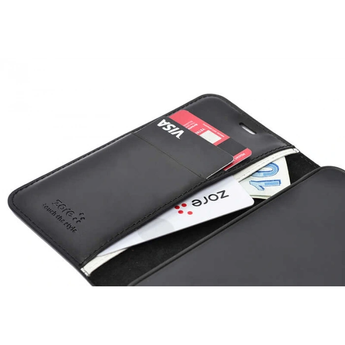 Oppo A73 Kılıf Zore Kar Deluxe Kapaklı Kılıf