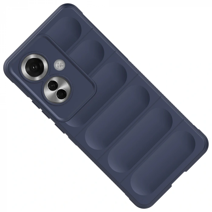 Oppo Reno 11F 5G Kılıf Esnek TPU Oyuklu Arka Yüzey Tasarımlı Zore Etnik Silikon Kapak