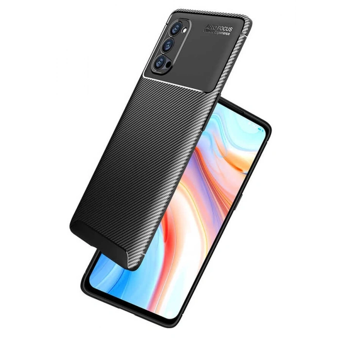 Oppo Reno 4 Pro 5G Kılıf Zore Negro Silikon Kapak
