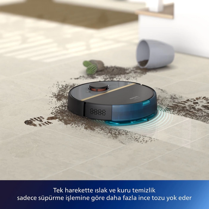 Philips XU7000/01 HomeRun 7000 Serisi Aqua Islak ve Kuru Temizlik Robotu