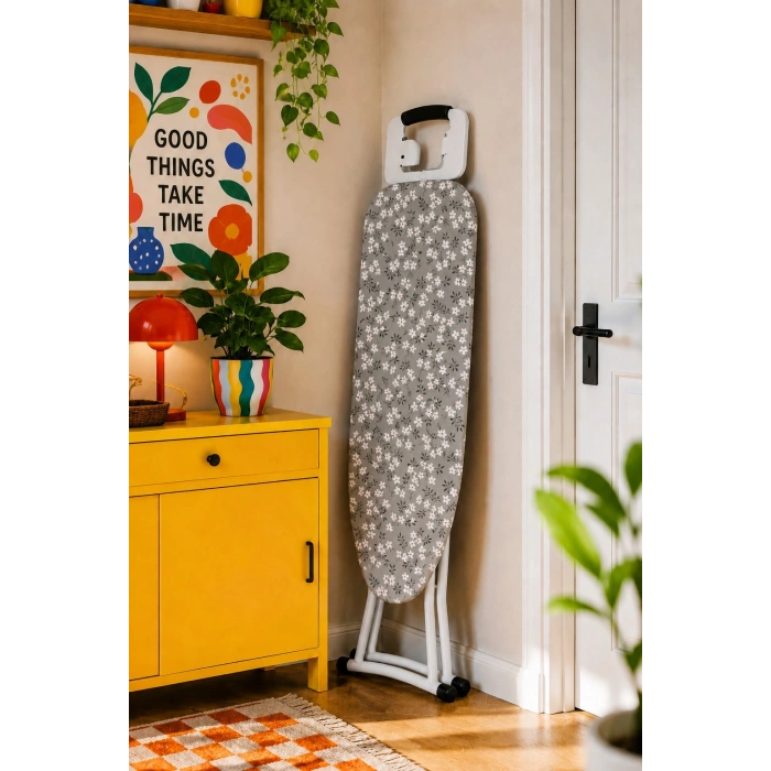 Pionny Keçeli Ütü Masası Kılıfı - 55x140 cm - Zeytin