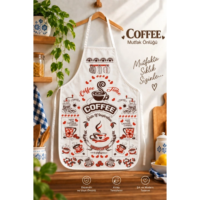 Pionny Mutfak Önlüğü - Coffee