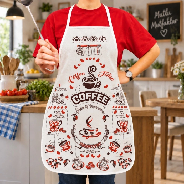 Pionny Mutfak Önlüğü - Coffee