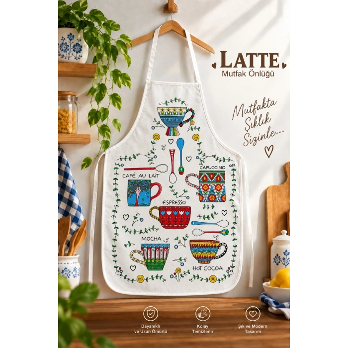 Pionny Mutfak Önlüğü - Latte