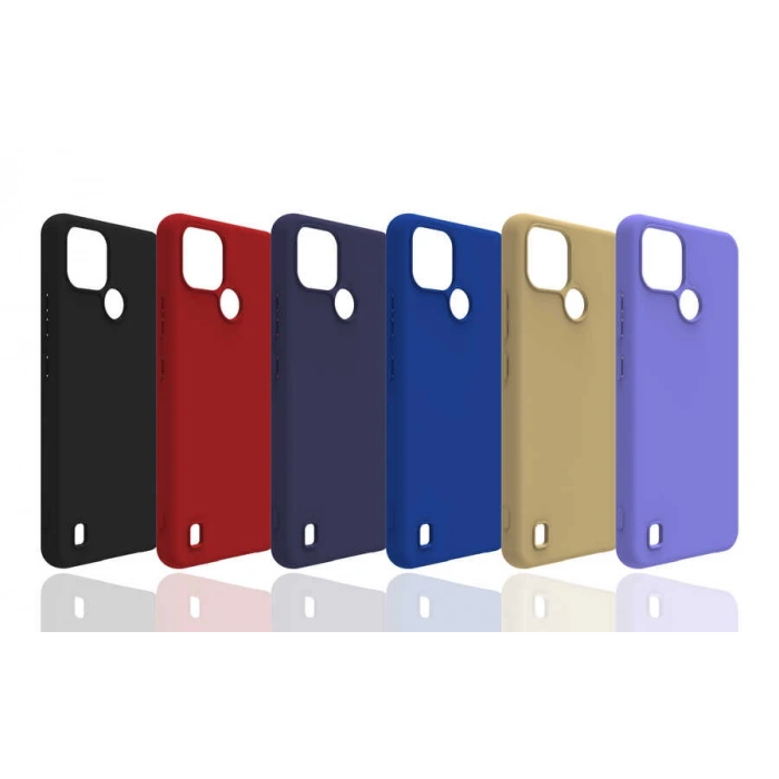 Realme C21 Kılıf Zore Biye Silikon