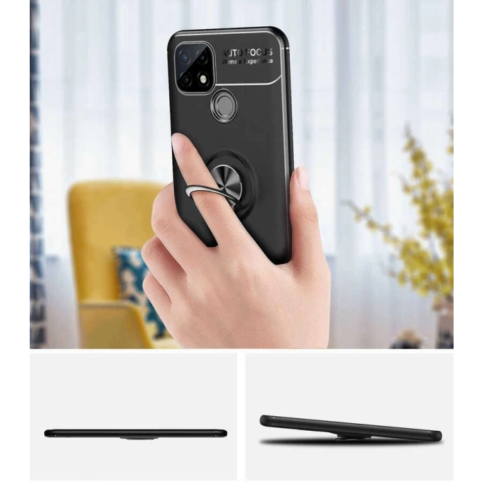 Realme C21 Kılıf Zore Ravel Silikon Kapak