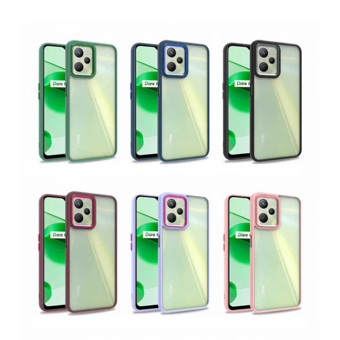 Realme C35 Kılıf Zore Flora Kapak