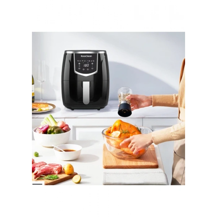 RossClean Cook Fresh 5,5L Dijital Airfryer Fritöz