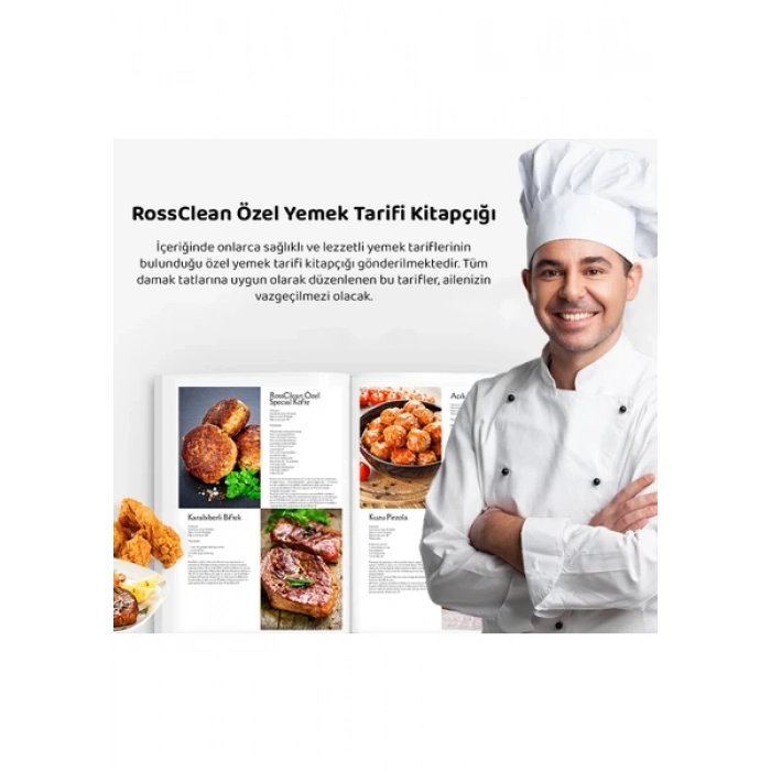 RossClean Cook Fresh 5,5L Dijital Airfryer Fritöz