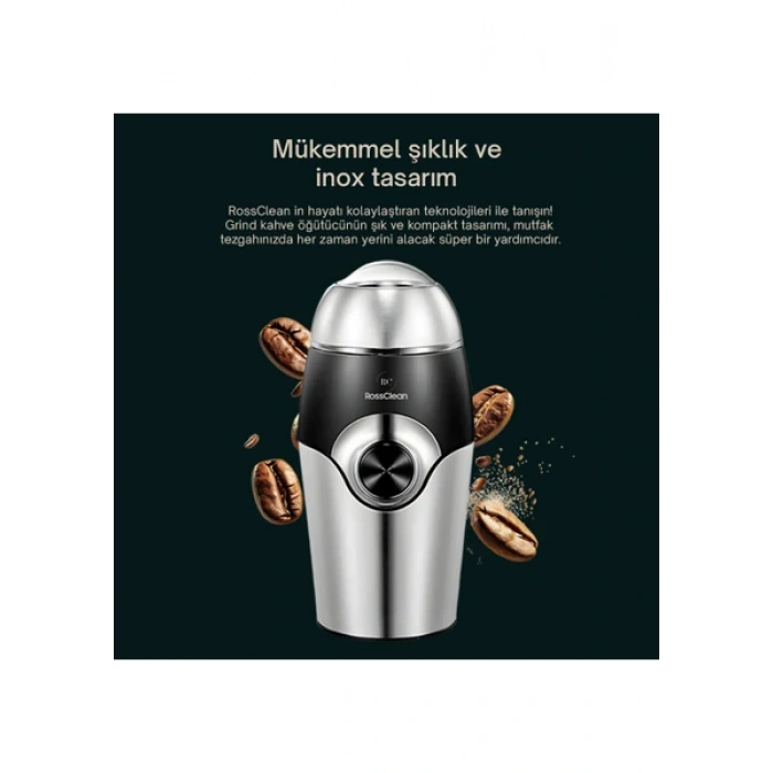 RossClean Grind Kahve ve Baharat Öğütücü