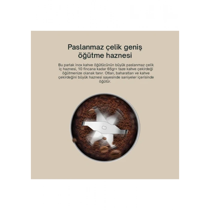 RossClean Grind Kahve ve Baharat Öğütücü