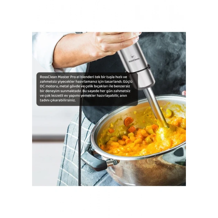 RossClean Master Pro El Blenderi 1000W Siyah