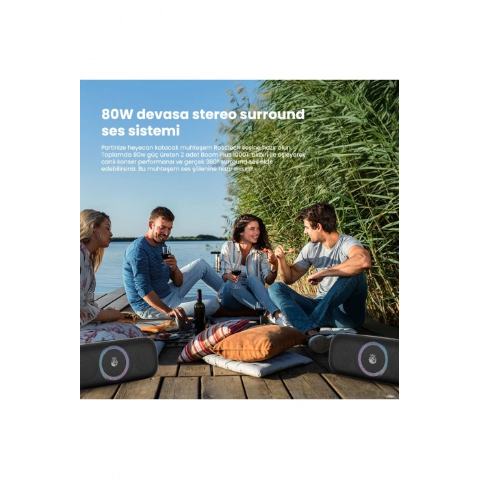 Rosstech Soundparty Boom Plus 1000 Party Hoparlör
