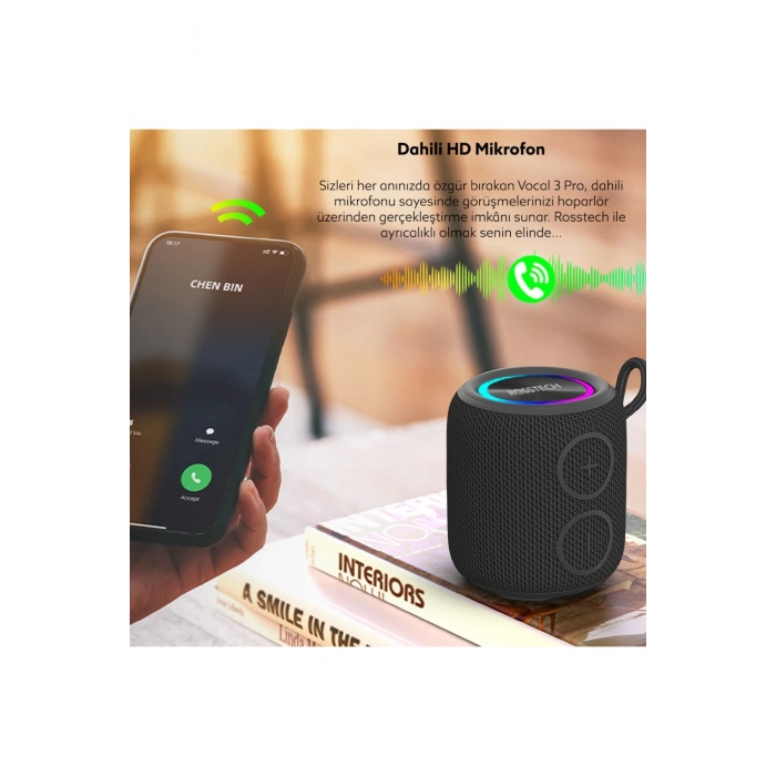 Rosstech Soundparty Vocal 3 Pro Bluetooth Hoparlör Siyah