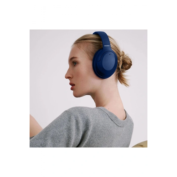 Rosstech Sounparty Rs-600 ANC Mikrofonlu Bluetooth 5.3 Kulaküstü Kulaklık Mavi