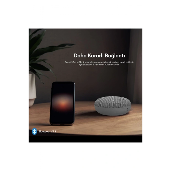 Rosstech Soundparty Speed 3 Pro Bluetooth Hoparlör Gri