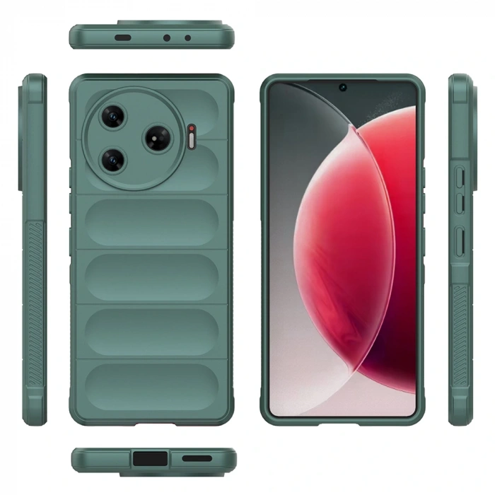 Tecno Camon 30 Pro 5G Kılıf Esnek TPU Oyuklu Arka Yüzey Tasarımlı Zore Etnik Silikon Kapak