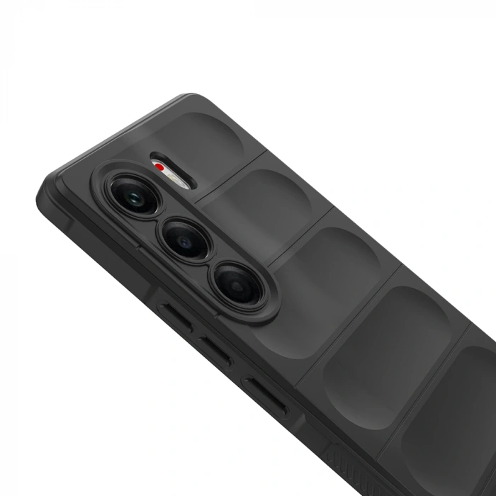 Tecno Camon 40 Pro Kılıf Esnek TPU Oyuklu Arka Yüzey Tasarımlı Zore Etnik Silikon Kapak