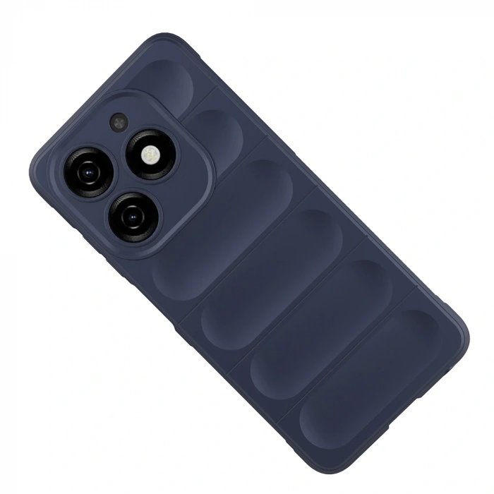 Tecno Spark 20C Kılıf Esnek TPU Oyuklu Arka Yüzey Tasarımlı Zore Etnik Silikon Kapak