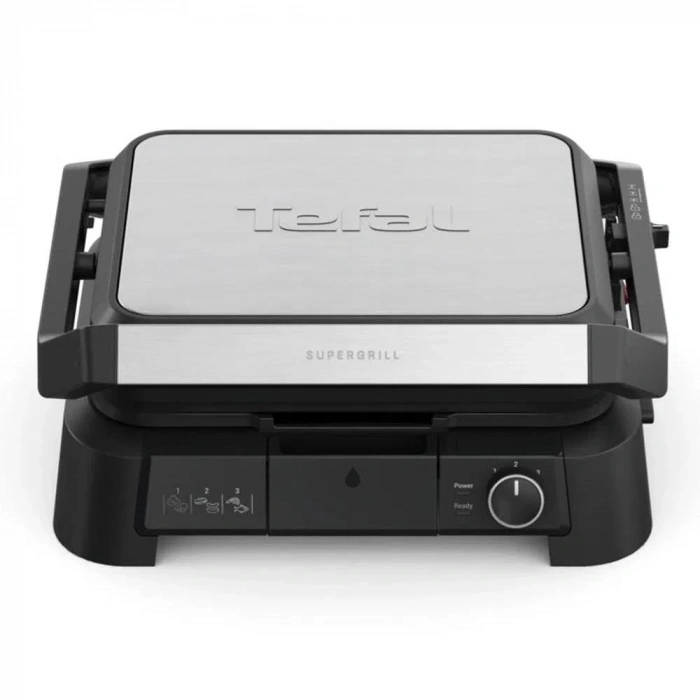 Tefal SuperGrill 3in1 Elektrikli Izgara ve Tost Makinesi - Inox
