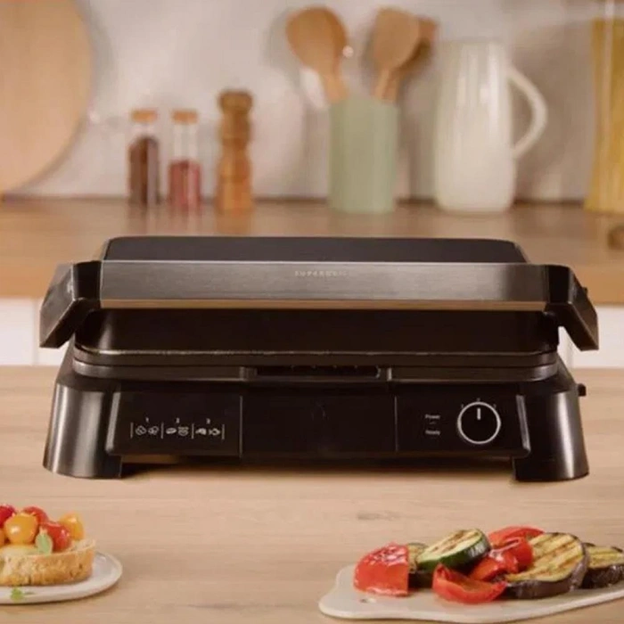 Tefal SuperGrill 3in1 Elektrikli Izgara ve Tost Makinesi - Inox