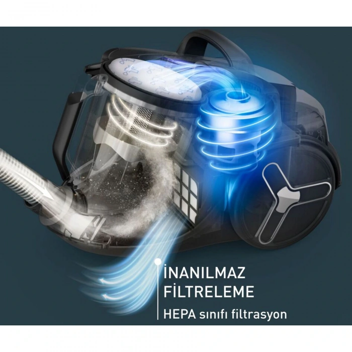 Tefal TW7C89EA X-Trem Cyclonic Effitech Toz Torbasız Süpürge