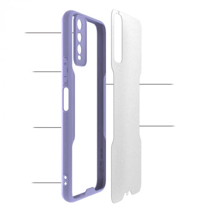 Vivo Y20S Kılıf Zore Parfe Kapak