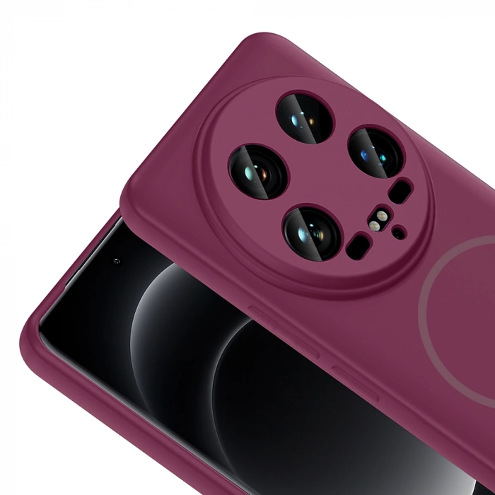 Xiaomi 14 Ultra Kılıf M-safe Şarj Özellikli Zore Meta Kapak